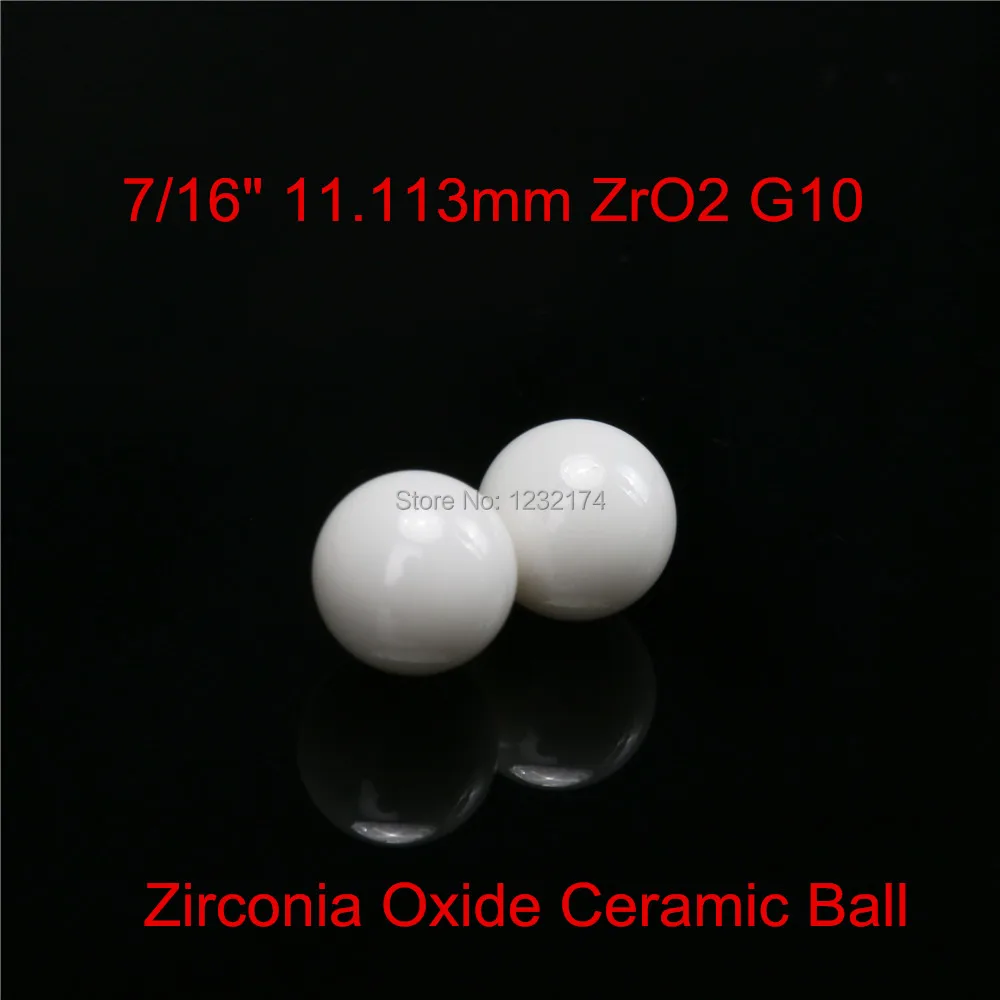 7/16" 11.113mm ZrO2 Zirconia Oxide Ceramic Ball G10 10pcs for valve ball,bearing,homogenizer,sprayer,pump 11.113mm ceramic ball
7/16" 11.113mm ZrO2 Zirconia Oxide Ceramic Ball G10 10pcs for valve ball,bearing,homogenizer,sprayer,pump 11.113mm ceramic ball