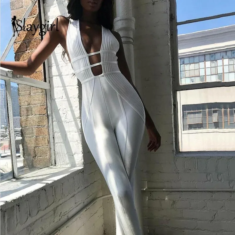 Slaygirl white jumpsuit femme elegant hollow out rompers womens jumpsuit backless bodysuit bodycon woman sexy overall summer
Slaygirl white jumpsuit femme elegant hollow out rompers womens jumpsuit backless bodysuit bodycon woman sexy overall summer