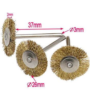 5pcs/set Fits Cleaning Brass Wire Brush Shank Rotary 1/8" Rust T Brush Tool Accessory Dremel For Tools Useful New Removal (3mm)
5pcs/set Fits Cleaning Brass Wire Brush Shank Rotary 1/8" Rust T Brush Tool Accessory Dremel For Tools Useful New Removal (3mm)