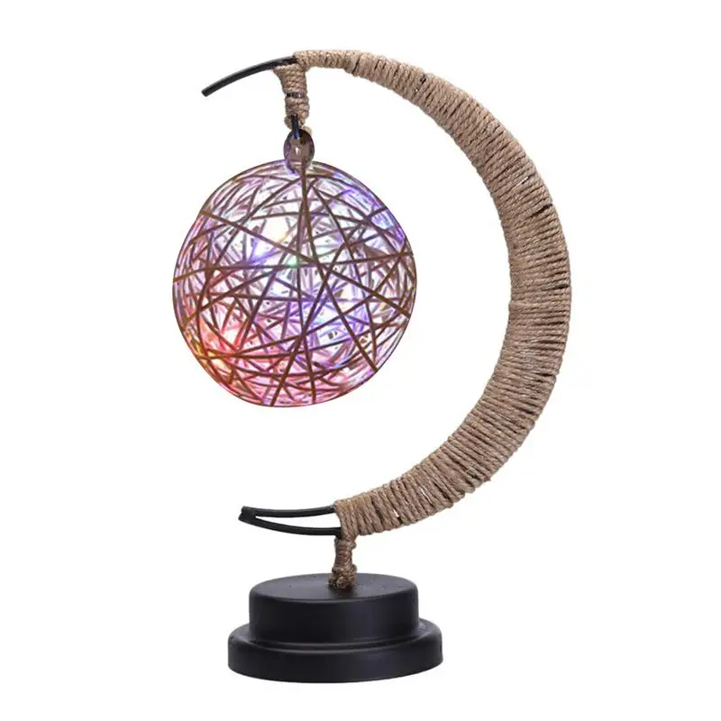 LED Night Lights Stars Moon Apple Christmas Lights Rattan Ball Handmade Hemp Rope Iron Children Birthday Gift
LED Night Lights Stars Moon Apple Christmas Lights Rattan Ball Handmade Hemp Rope Iron Children Birthday Gift