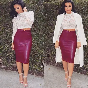 Women PU Leather Solid Fashion Straight High Waist Fall Bodycon Club Pencil Short Skirts
Women PU Leather Solid Fashion Straight High Waist Fall Bodycon Club Pencil Short Skirts