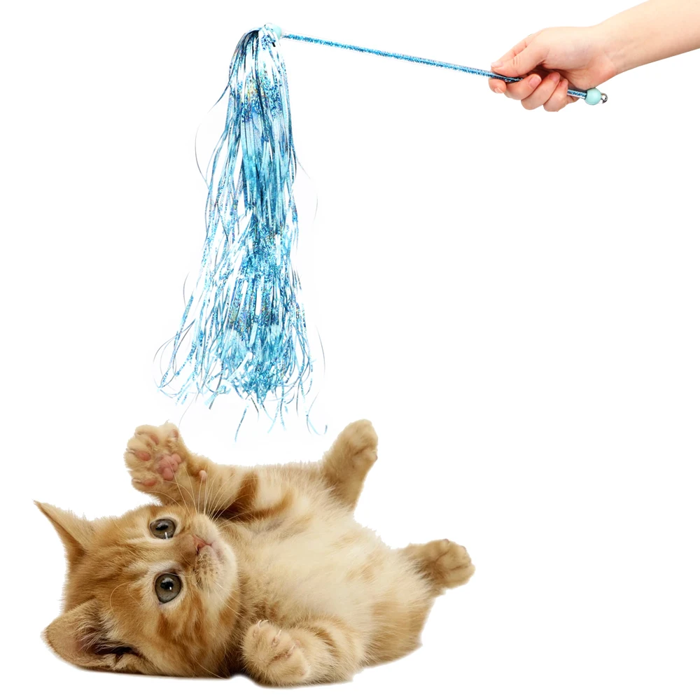 Cat Toys Cat Teaser Wand Cats Interactive Stick With Shining Tassel Plastic Rod Wand Cute Funny Colorful Funny
Cat Toys Cat Teaser Wand Cats Interactive Stick With Shining Tassel Plastic Rod Wand Cute Funny Colorful Funny