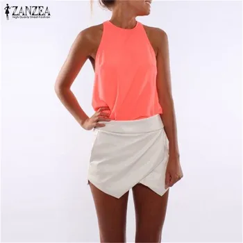 ZANZEA Sexy Sleeveless Halter Tops Women Chiffon Tank Top 2020 Summer Vest Casual Solid Elegant Office Ladies Shirts Plus Size
ZANZEA Sexy Sleeveless Halter Tops Women Chiffon Tank Top 2020 Summer Vest Casual Solid Elegant Office Ladies Shirts Plus Size
