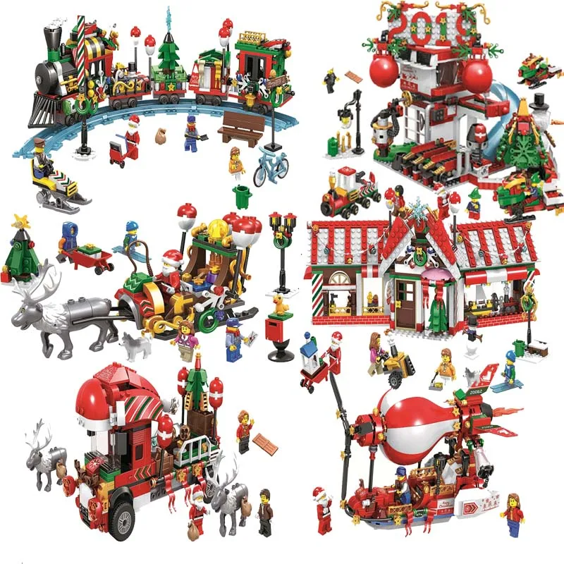 2019 New Christmas Sets Santa Village Train Hot Air Balloon Model Building Blocks Bricks Toys For Children Christmas Gifts
2019 New Christmas Sets Santa Village Train Hot Air Balloon Model Building Blocks Bricks Toys For Children Christmas Gifts