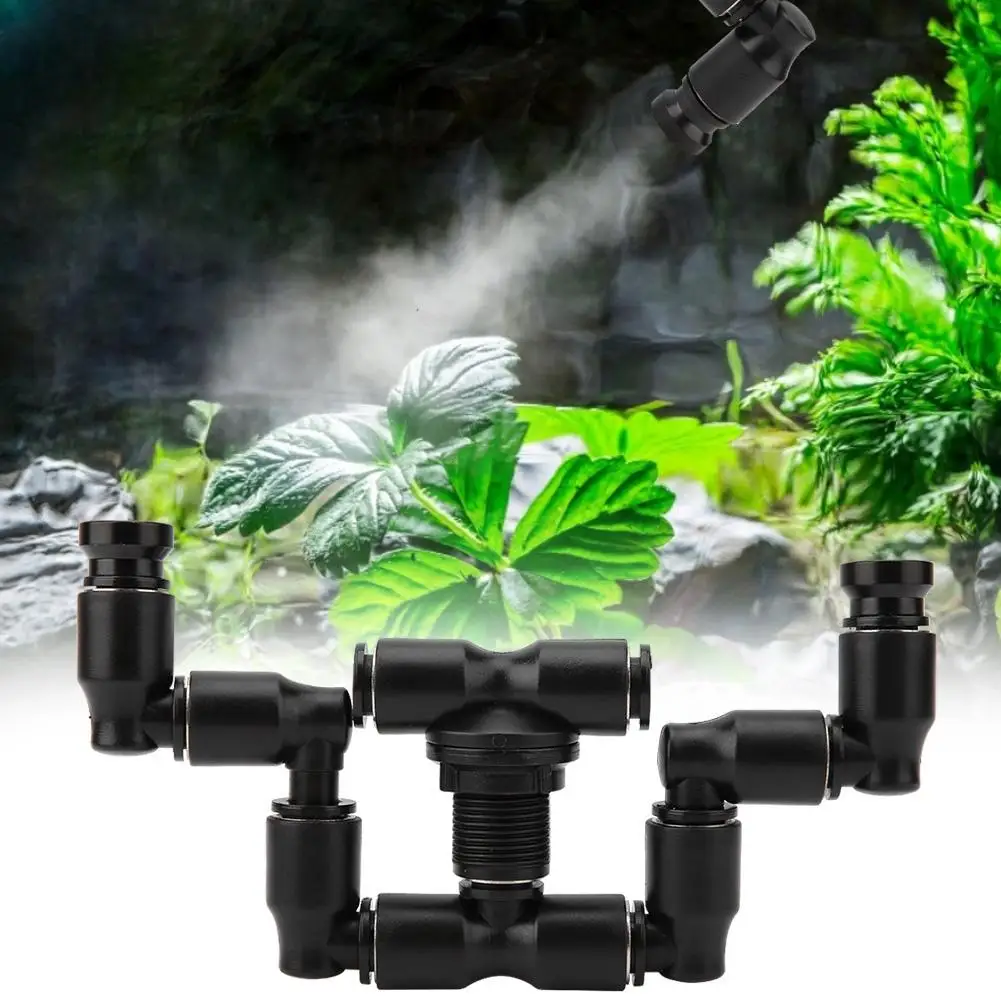Reptiles Fogger Mist Sprinkler Rainforest Tank 360 Adjustable Aquarium System Connect 1/4'' Tube with Double Head
Reptiles Fogger Mist Sprinkler Rainforest Tank 360 Adjustable Aquarium System Connect 1/4'' Tube with Double Head