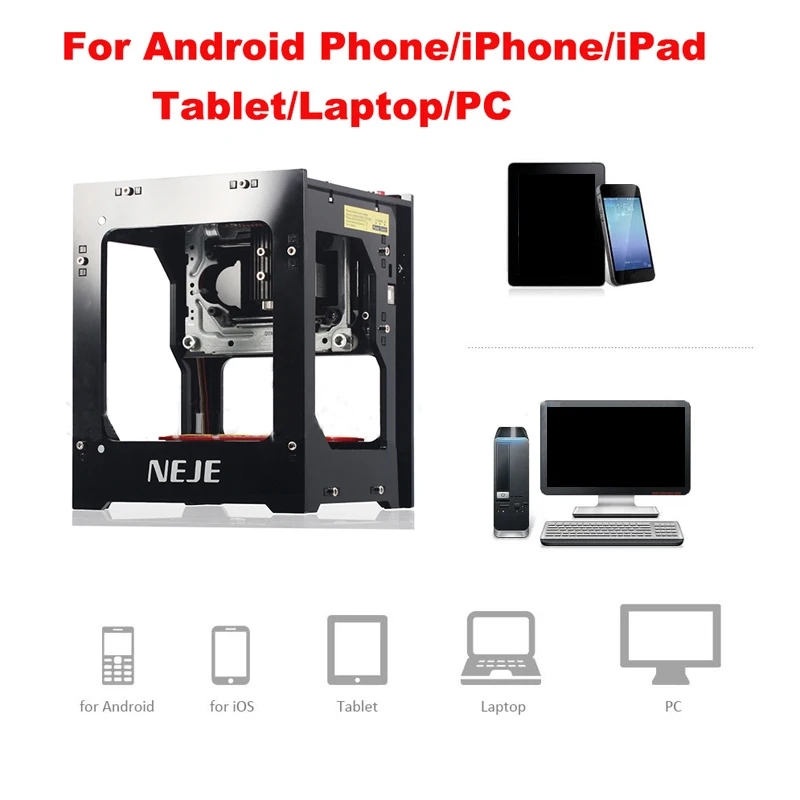 1500mW bluetooth USB Desktop CNC Laser Engraving Machine FOR WIN for Mac OS System Carving Machine DIY Logo Mark Printer Cutter
1500mW bluetooth USB Desktop CNC Laser Engraving Machine FOR WIN for Mac OS System Carving Machine DIY Logo Mark Printer Cutter
