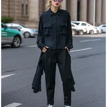 2019 New Spring High Waist Harem Pants Women Fashion Solid Pocket Casual Pants Streetwear Elastic Loose Trousers
2019 New Spring High Waist Harem Pants Women Fashion Solid Pocket Casual Pants Streetwear Elastic Loose Trousers
