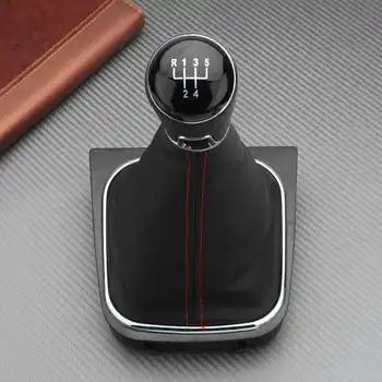 5 Speed Car Manual Gear Shift Knob Shifter Lever Stick Leather Gaiter Boot Cover For VW Golf 5 6
5 Speed Car Manual Gear Shift Knob Shifter Lever Stick Leather Gaiter Boot Cover For VW Golf 5 6
