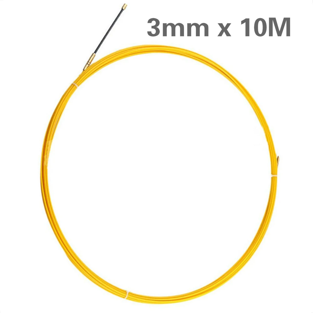 3mm/10M Fiberglass Cable Push Pullers Duct Snake Rodder Fish Tape Wire Cable Running Rod Duct Fishtape Puller for Floor Conduit
3mm/10M Fiberglass Cable Push Pullers Duct Snake Rodder Fish Tape Wire Cable Running Rod Duct Fishtape Puller for Floor Conduit