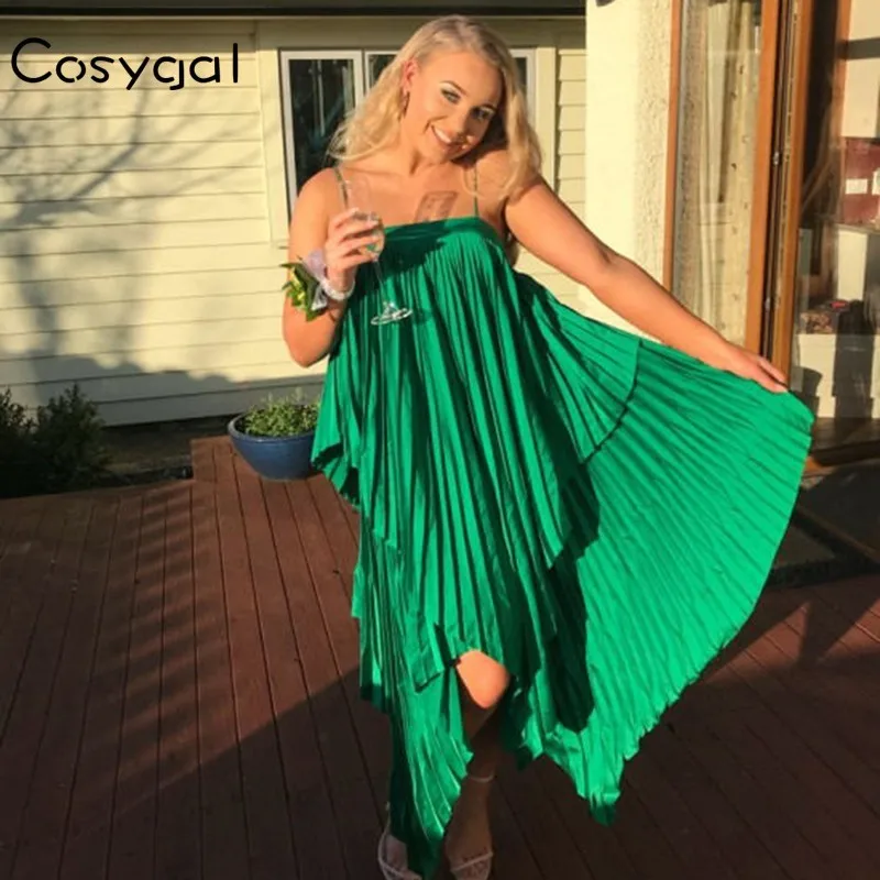 COSYGAL Irregular Casual Elegant Dress Women Ruffles Slash Neck Evening Party Dresses Summer Sexy Midi Dress 2018 Vestidos
COSYGAL Irregular Casual Elegant Dress Women Ruffles Slash Neck Evening Party Dresses Summer Sexy Midi Dress 2018 Vestidos