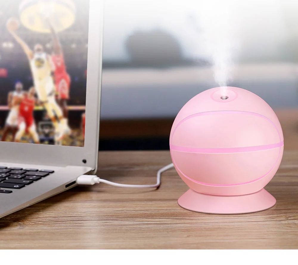 hot sale 240ml Air Humidifier Large Capacity Basketball Car Humidifier With LED Light USB Charging for Home
hot sale 240ml Air Humidifier Large Capacity Basketball Car Humidifier With LED Light USB Charging for Home