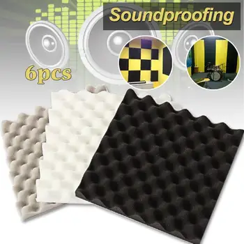 6pcs 305*305*40mm Soundproofing Foam Studio Acoustic Foam Soundproof Absorption Treatment Panel Tile Wedge Polyurethane Foam
6pcs 305*305*40mm Soundproofing Foam Studio Acoustic Foam Soundproof Absorption Treatment Panel Tile Wedge Polyurethane Foam