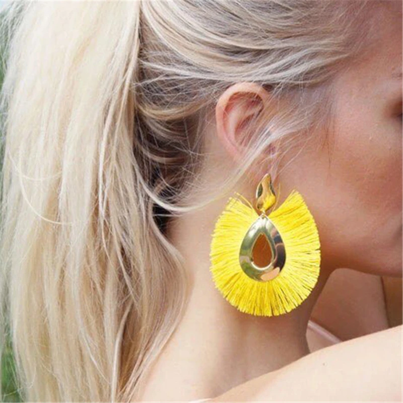 New 2019 Tassel Earrings for Women Big Fringe Earings Fashion Jewelry Holiday Summer Style Bohemian Hanging Drop Earrings Female
New 2019 Tassel Earrings for Women Big Fringe Earings Fashion Jewelry Holiday Summer Style Bohemian Hanging Drop Earrings Female
