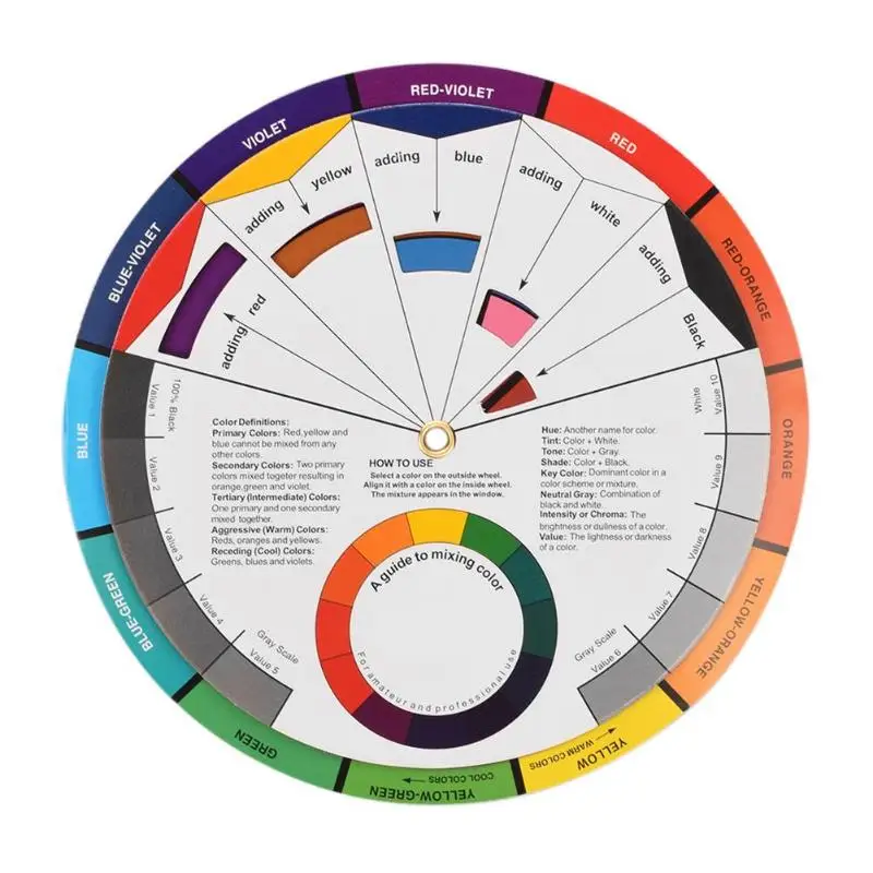 Professional Tattoo Nails Pigment Card Circle 12 Color Mini Color Matching Three-tier Design Mix Guide Round The Central Circle
Professional Tattoo Nails Pigment Card Circle 12 Color Mini Color Matching Three-tier Design Mix Guide Round The Central Circle