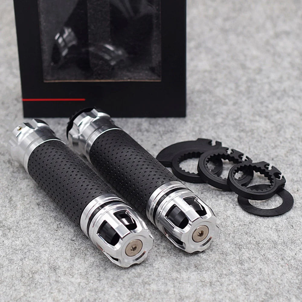 Motorcycle 7/8" 22mm Aluminum handlebar grips Universal For SUZUKI gsr 750 gsx-s1000 bandit 600 For YAMAHA ybr 250 i8 fz03 etc.
Motorcycle 7/8" 22mm Aluminum handlebar grips Universal For SUZUKI gsr 750 gsx-s1000 bandit 600 For YAMAHA ybr 250 i8 fz03 etc.