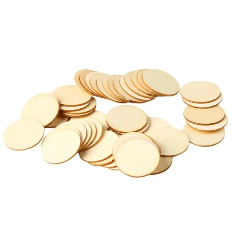 50pcs Round Circles Wood Chips for DIY Scrapbooking Making Craft Card Decor
50pcs Round Circles Wood Chips for DIY Scrapbooking Making Craft Card Decor