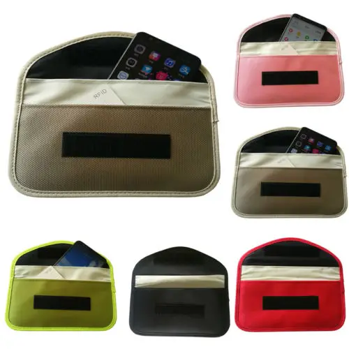 Cell Phone Bank Card Shielding Bag Car Key Fob RFID Signal Blocker Jammer Useful Storage Bags
Cell Phone Bank Card Shielding Bag Car Key Fob RFID Signal Blocker Jammer Useful Storage Bags