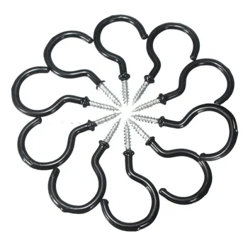 ELEG-2.7" Cup Mug Hooks Shouldered stainless steel Screw-in plastic coated Hanging
ELEG-2.7" Cup Mug Hooks Shouldered stainless steel Screw-in plastic coated Hanging