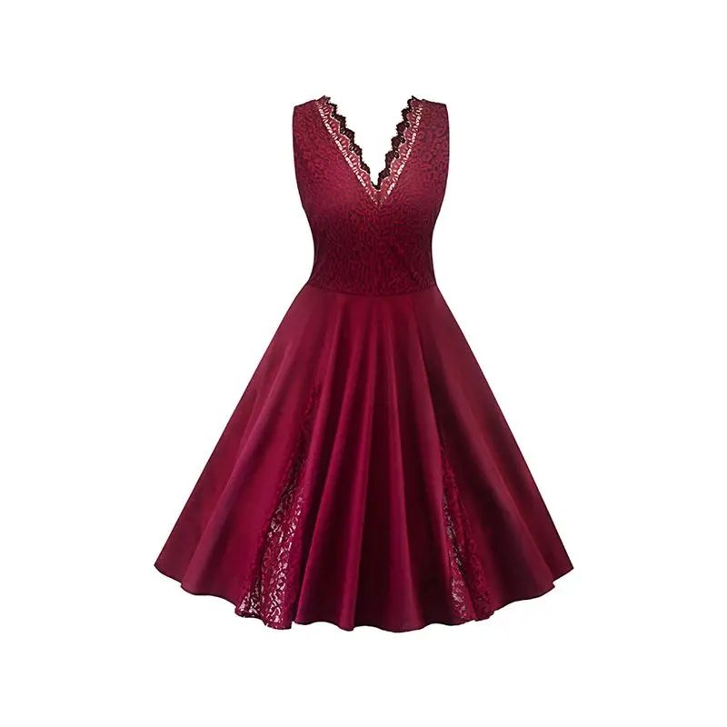 Summer New Plus Size Party Sexy Dress Women Lace Elegant Evening Vintage Deep V A Line Pleated Slim Retro Backless Club Dresses
Summer New Plus Size Party Sexy Dress Women Lace Elegant Evening Vintage Deep V A Line Pleated Slim Retro Backless Club Dresses