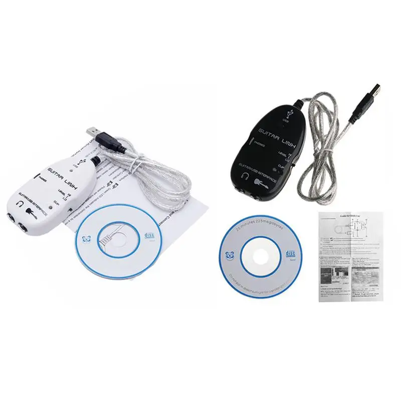 Electric Guitar USB Interface Link Adapter Cable For MAC/PC Mac Recordin Guitar Instrument Accessories Recording Connection Set
Electric Guitar USB Interface Link Adapter Cable For MAC/PC Mac Recordin Guitar Instrument Accessories Recording Connection Set