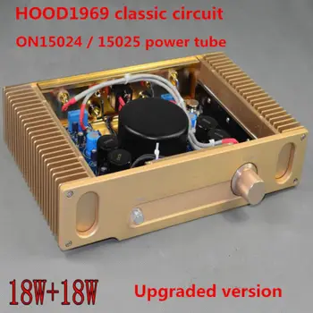 hifi fever amplifier finished Upgraded version Hood 1969 ON 15024/15025 Gold seal power tube class A 18W + 18W 
hifi fever amplifier finished Upgraded version Hood 1969 ON 15024/15025 Gold seal power tube class A 18W + 18W