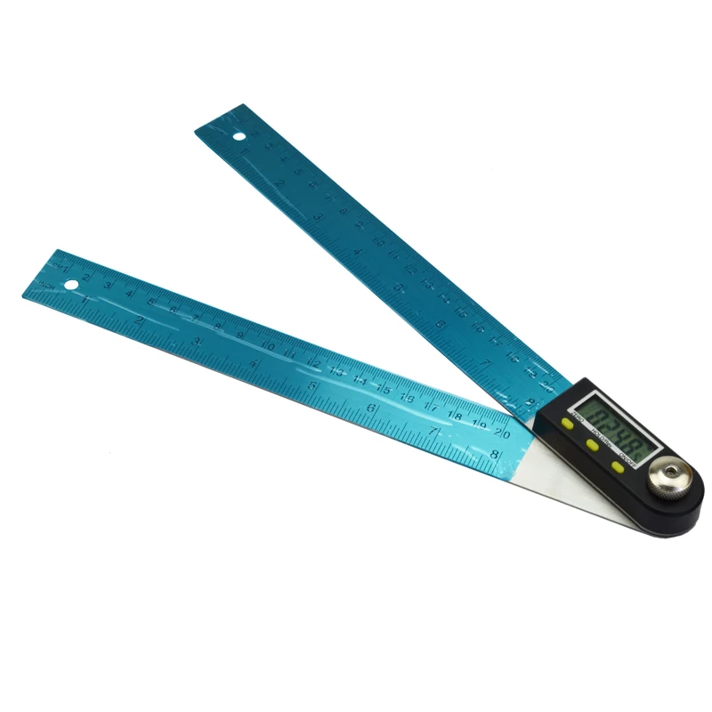 1pc 12" Digital Angle Ruler 200/300/500mm Finder Meter Protractor Inclinometer Goniometer Electronic Angle Gauge Stainless Steel
1pc 12" Digital Angle Ruler 200/300/500mm Finder Meter Protractor Inclinometer Goniometer Electronic Angle Gauge Stainless Steel