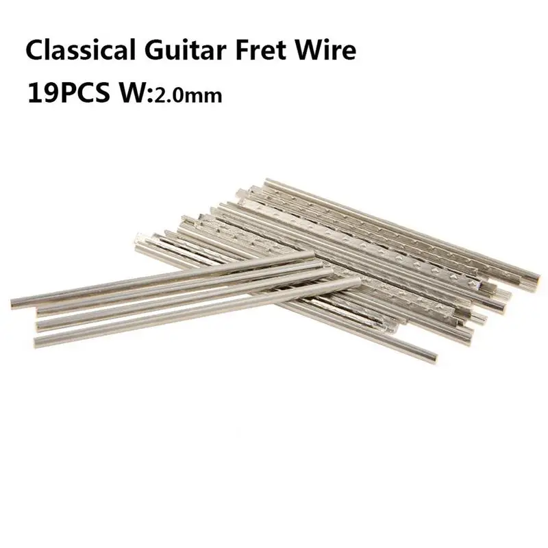 19pcs/set Classical Guitar Frets Wire 2.0mm/0.08in Copper Fretwire Set for 36'' 38'' 39'' 19 Frets Acoustic Guitarra
19pcs/set Classical Guitar Frets Wire 2.0mm/0.08in Copper Fretwire Set for 36'' 38'' 39'' 19 Frets Acoustic Guitarra