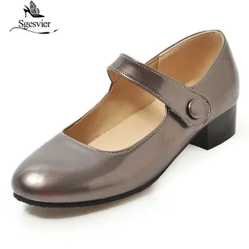 SGESVIER 2019 Summer Office Dress Party Mary Jane Shoes Woman Low Heels Black Round Toe Women Pumps Plus Size 34-48 G251
SGESVIER 2019 Summer Office Dress Party Mary Jane Shoes Woman Low Heels Black Round Toe Women Pumps Plus Size 34-48 G251