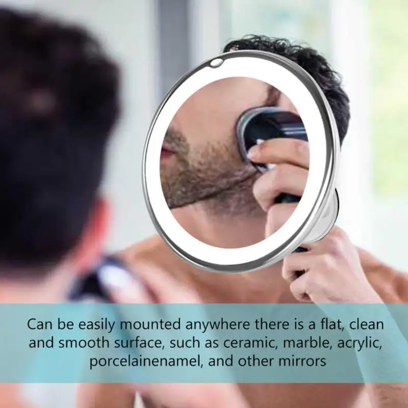 Light LED Touch Screen 10x Magnification Makeup Mirror Desktop 360 Degree Rotation Makeup Mirrors Round Suction Cup Magnifying
Light LED Touch Screen 10x Magnification Makeup Mirror Desktop 360 Degree Rotation Makeup Mirrors Round Suction Cup Magnifying