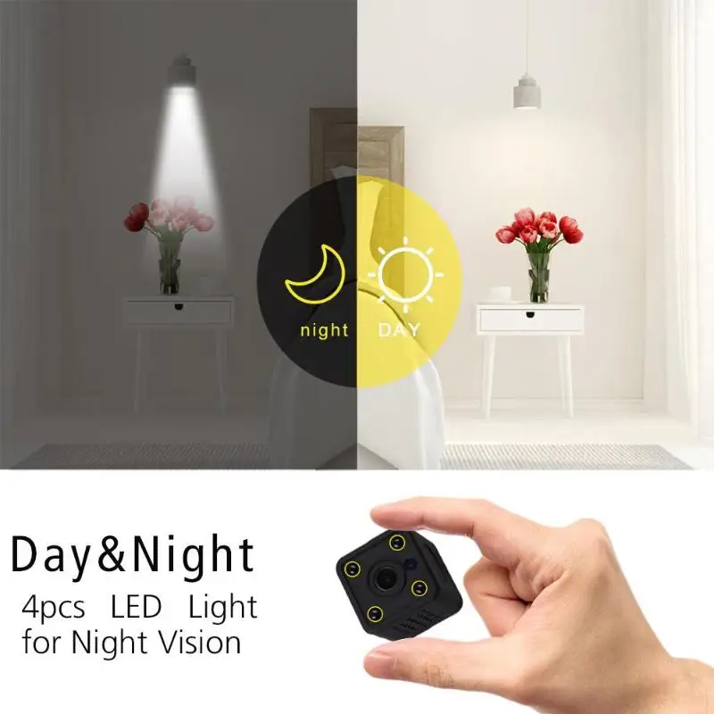 Mini WiFi Camera 1080P 1MP HD Video Recorder Motion Detection Night Vision Home Monitor Camcorder
Mini WiFi Camera 1080P 1MP HD Video Recorder Motion Detection Night Vision Home Monitor Camcorder