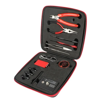 All-in-One DIY Coil Father V2 Kit Electronic Cigarette Of Vape Ceramic Tweezers Heat Wire Pliers Tool Bag 521 Mini Tab Scissors
All-in-One DIY Coil Father V2 Kit Electronic Cigarette Of Vape Ceramic Tweezers Heat Wire Pliers Tool Bag 521 Mini Tab Scissors