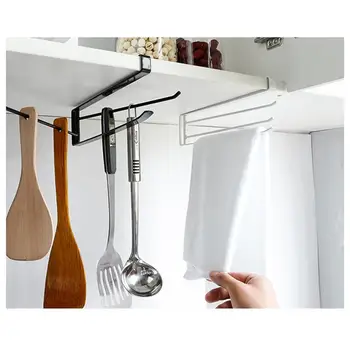 Kitchen Paper Storage Rack Under Cupboard Tissue Hanger Towel Roll Holder Wardrobe Door Hook 180 Degree Rotatable
Kitchen Paper Storage Rack Under Cupboard Tissue Hanger Towel Roll Holder Wardrobe Door Hook 180 Degree Rotatable