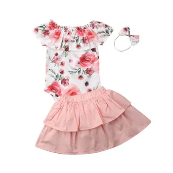 Boutique girls clothes 3PCS Newborn Baby Girls Summer Floral Print Clothes Sleeveless Bodysuit+Tutu Skirt+Headband Casual Outfit
Boutique girls clothes 3PCS Newborn Baby Girls Summer Floral Print Clothes Sleeveless Bodysuit+Tutu Skirt+Headband Casual Outfit