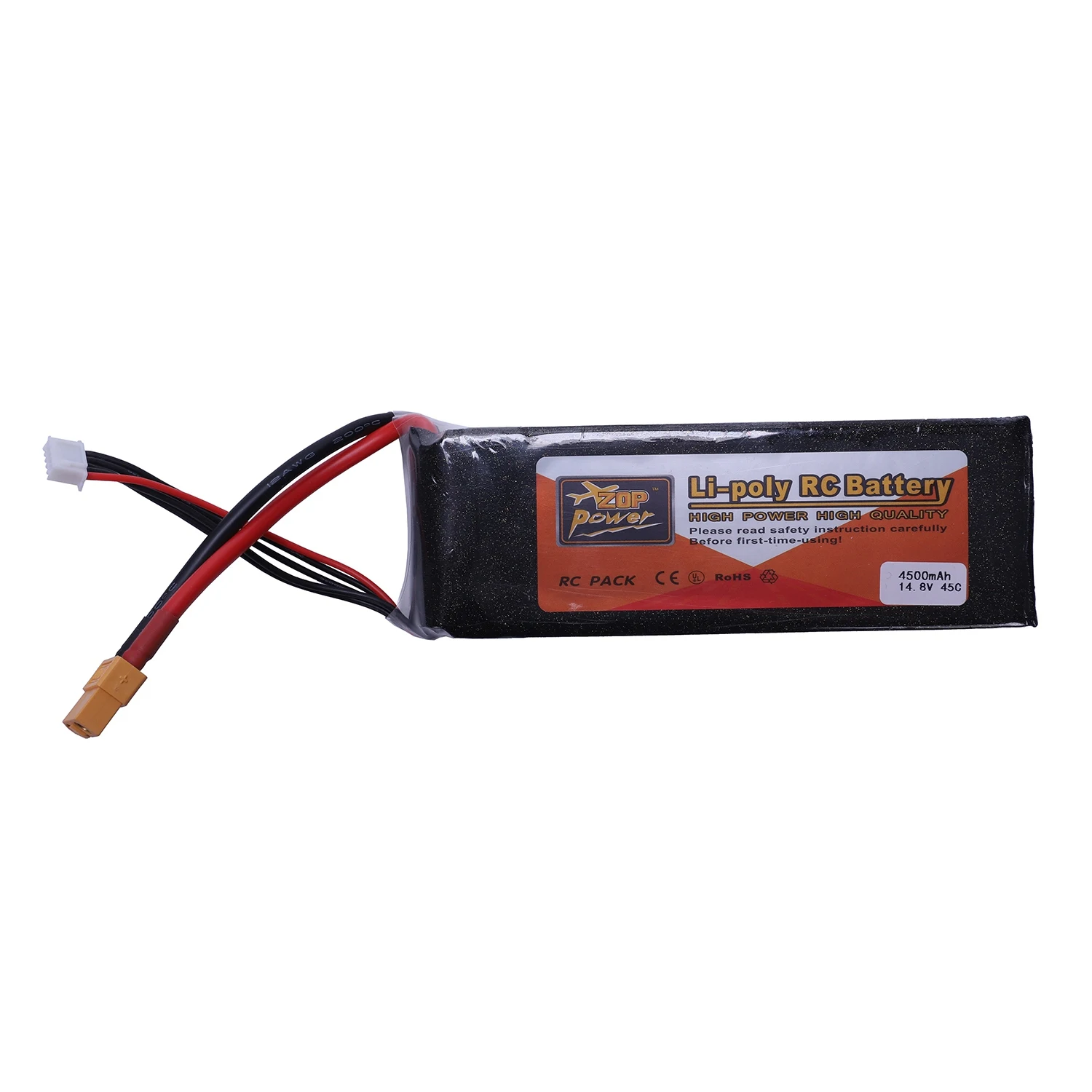 ZOP POWER Rechargeable Lipo Battery Zop Power 14.8V 4500Mah 4S 45C Lipo Battery Xt60 Plug For Rc Drones Toys Models
ZOP POWER Rechargeable Lipo Battery Zop Power 14.8V 4500Mah 4S 45C Lipo Battery Xt60 Plug For Rc Drones Toys Models
