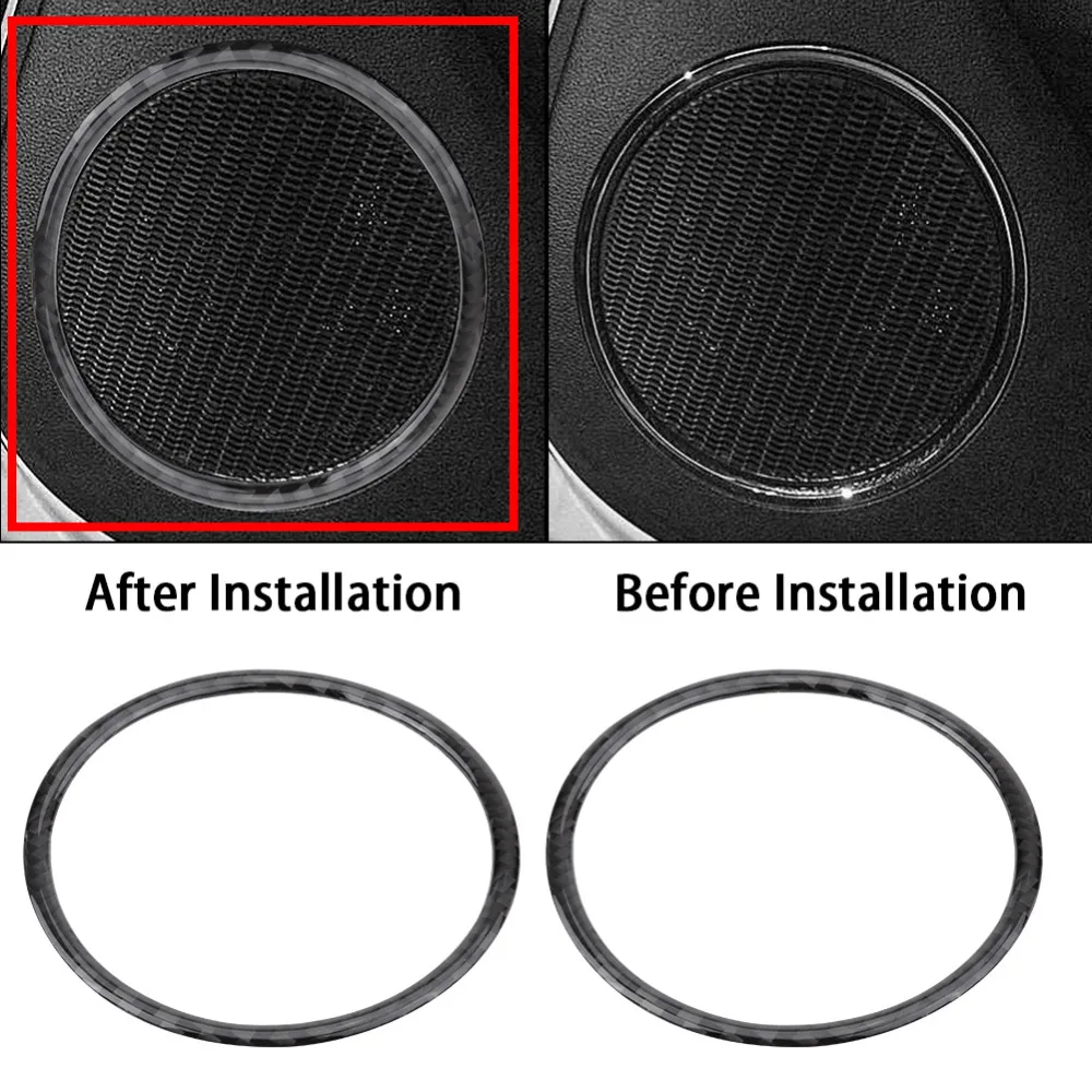 2Pcs Carbon Fiber Interior Car Door Audio Speaker Decorative Ring Trim for Ford Mustang 2015 2016 2017
2Pcs Carbon Fiber Interior Car Door Audio Speaker Decorative Ring Trim for Ford Mustang 2015 2016 2017