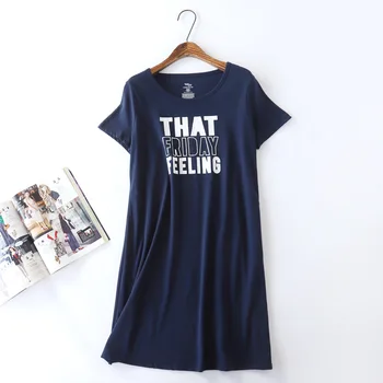 New Plus Size Nightwear Womens Nightgown Sleepwear Nighty Sleepwear Women Sleeve Knitted Cotton Home Clothing Sleepshirts Dress 
New Plus Size Nightwear Womens Nightgown Sleepwear Nighty Sleepwear Women Sleeve Knitted Cotton Home Clothing Sleepshirts Dress