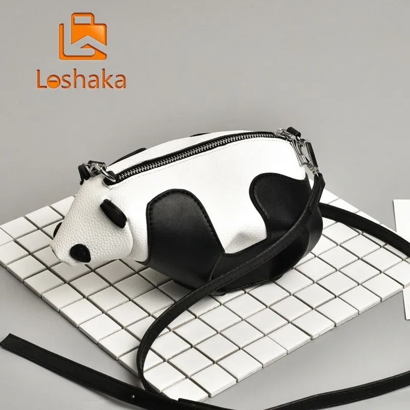 Loshaka Fashion Women Cartoon Cute Panda Shape Bag Portable Mini Female Leather Shoulder Bag Ladies' Messenger Bag Clutch Bag
Loshaka Fashion Women Cartoon Cute Panda Shape Bag Portable Mini Female Leather Shoulder Bag Ladies' Messenger Bag Clutch Bag