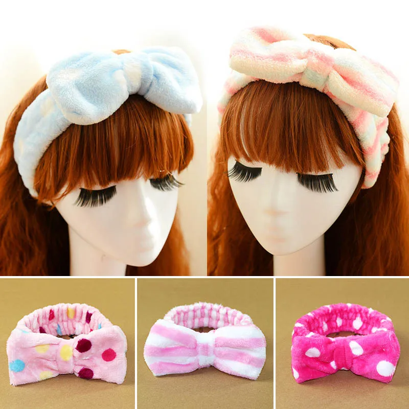 Multifunction Bath Hair Bands Bow Knot Soft Wrap Band Elastic Bathroom Accessories Stripe Dot Print Girl Hairband Women Supplies
Multifunction Bath Hair Bands Bow Knot Soft Wrap Band Elastic Bathroom Accessories Stripe Dot Print Girl Hairband Women Supplies