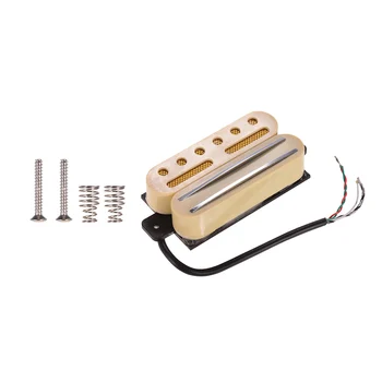Guitar Pickup Hot Rail Dual Coil Humbucker Pickup with 4 Wires for ST LP Electric Guitar Replacement Guitar Accessories
Guitar Pickup Hot Rail Dual Coil Humbucker Pickup with 4 Wires for ST LP Electric Guitar Replacement Guitar Accessories
