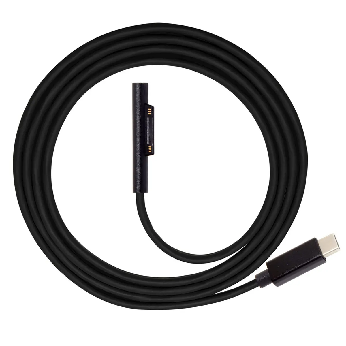 Jimier USB-C USB 3.1 Type C DC 12-15V to Surface Pro3 Pro4 Pro5 Pro6 Book Charged Cable 1.8m
Jimier USB-C USB 3.1 Type C DC 12-15V to Surface Pro3 Pro4 Pro5 Pro6 Book Charged Cable 1.8m