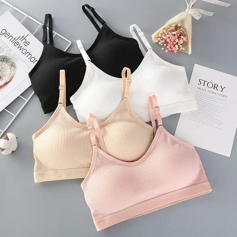 Cotton tube top underwear anti-light gathering gathered chest student girl small chest no steel ring thin bra sports vest
Cotton tube top underwear anti-light gathering gathered chest student girl small chest no steel ring thin bra sports vest