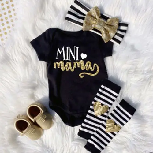 2019 Cotton Newborn 3Pcs Infant Baby Girls Outfit Clothes Romper Jumpsuit Bodysuit+Cotton Stripe Leg Warmer Headband Set
2019 Cotton Newborn 3Pcs Infant Baby Girls Outfit Clothes Romper Jumpsuit Bodysuit+Cotton Stripe Leg Warmer Headband Set