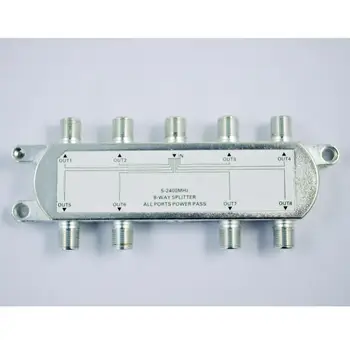 JABS SODIAL(R) 8 Way TV RF Coaxial Cable Splitter for CATV Signal 
JABS SODIAL(R) 8 Way TV RF Coaxial Cable Splitter for CATV Signal