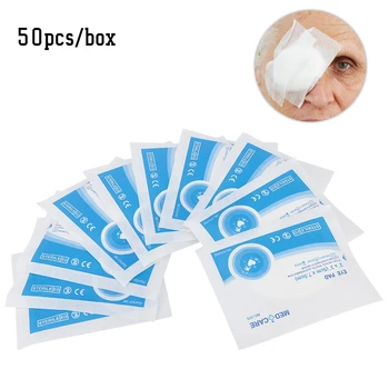 50pcs/box Disposable Breathable Eye Patch Dressing Medical Sterile Eye Pad Adhesive Bandages b 
50pcs/box Disposable Breathable Eye Patch Dressing Medical Sterile Eye Pad Adhesive Bandages b