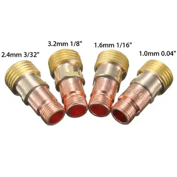Forgelo Brass Collets Body Stubby Gas Lens Connector With Mesh For Tig WP-17/18/26 Torch Welding Accessories 
Forgelo Brass Collets Body Stubby Gas Lens Connector With Mesh For Tig WP-17/18/26 Torch Welding Accessories
