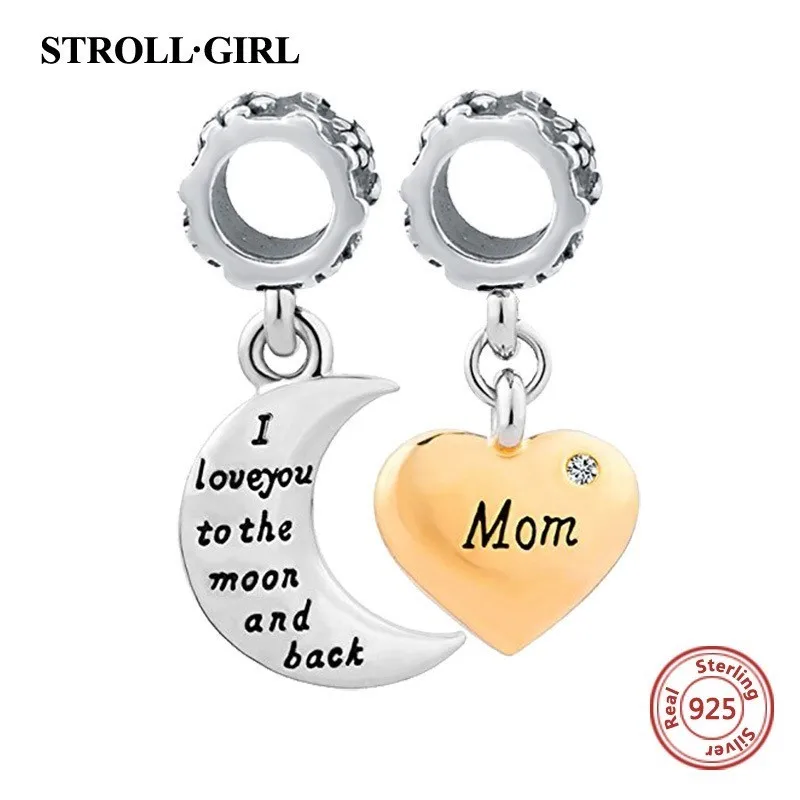 Hot Sale 925 Sterling Silver Charm Mom Romantic moon Pendants Charm Bead Fits Authentic Pandora Bracelets Original Jewelry Gifts
Hot Sale 925 Sterling Silver Charm Mom Romantic moon Pendants Charm Bead Fits Authentic Pandora Bracelets Original Jewelry Gifts