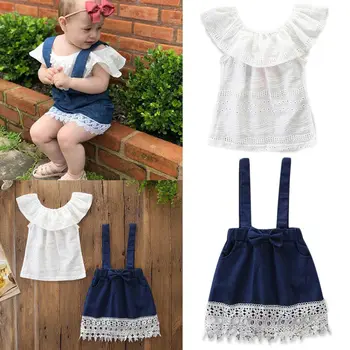 pudcoco 2019 Baby Girl Ruffles White Tops + Denim Overalls Eyelash Lace Clothes Newborn For Female Outfit Infant Clothing Set
pudcoco 2019 Baby Girl Ruffles White Tops + Denim Overalls Eyelash Lace Clothes Newborn For Female Outfit Infant Clothing Set