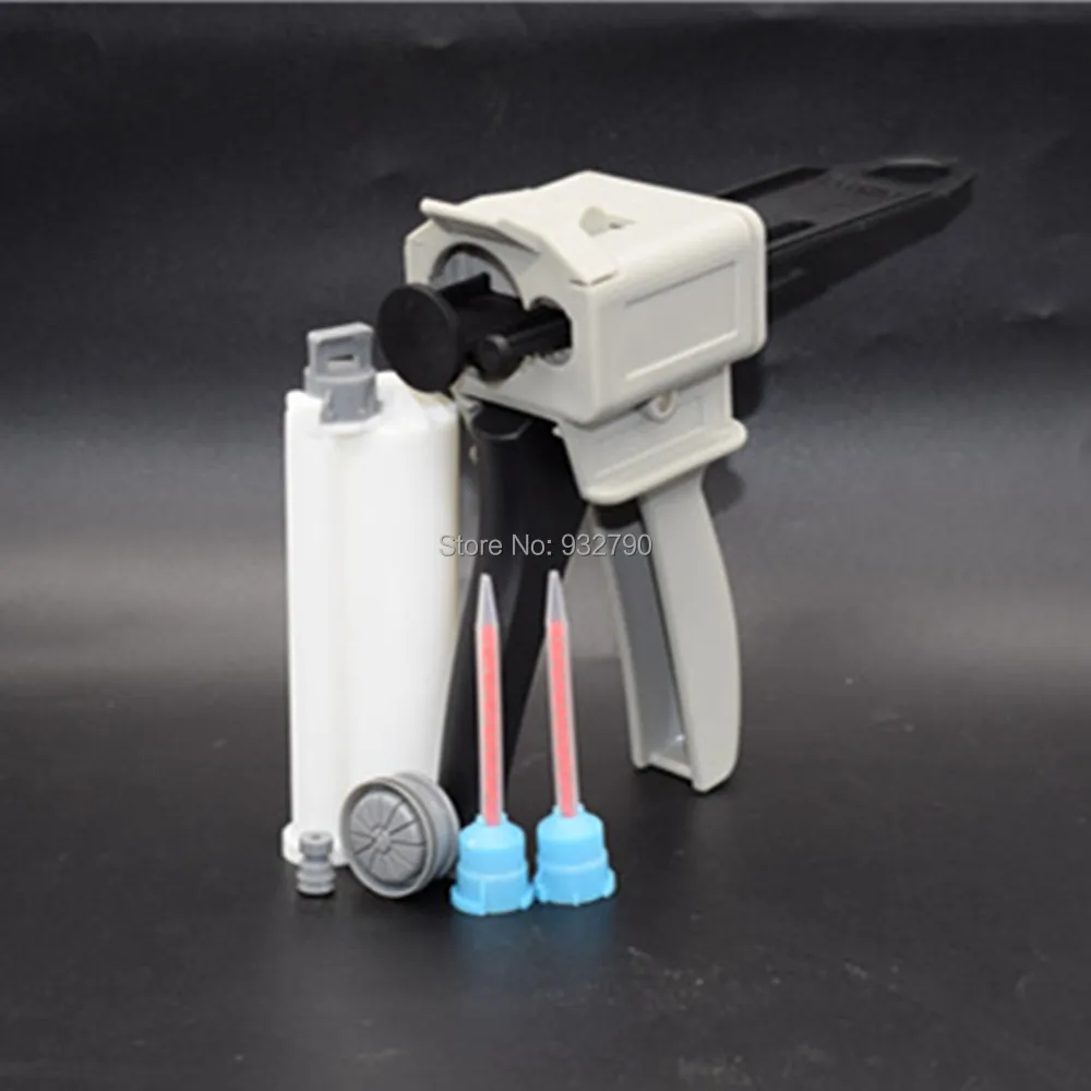 10:1 Dispensing Gun Adhesive Guns Dispensers Manual Applicator Caulk Gun + 2pcs Mix Tips Mixing Nozzles + 50ml Glue Cartridge
10:1 Dispensing Gun Adhesive Guns Dispensers Manual Applicator Caulk Gun + 2pcs Mix Tips Mixing Nozzles + 50ml Glue Cartridge