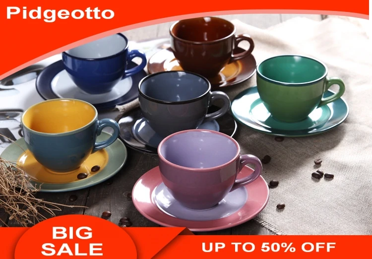 Continental Color coffee cup sets British Italian style Cappuccino Mocha ceramic coffee cup kit Christmas Gift Free Shipping
Continental Color coffee cup sets British Italian style Cappuccino Mocha ceramic coffee cup kit Christmas Gift Free Shipping