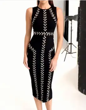 Vestidos Summer Dress Women Sexy Black Bandage Dress 2019 Ladies Celebrity Elegant Party Dress
Vestidos Summer Dress Women Sexy Black Bandage Dress 2019 Ladies Celebrity Elegant Party Dress